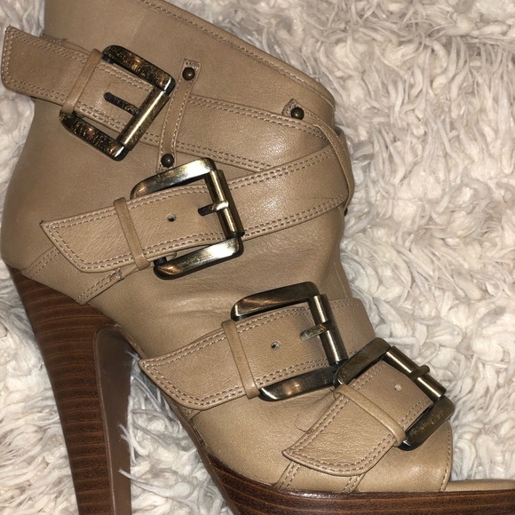 Aldo peep toe ankle boot 4 1/2” heel size 35 US 5 - Picture 2 of 6